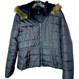 Gap Hooded Mid Length puffer jacket